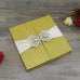 Hardcover Box Square Transparent Acrylic Invitation Card Personalized Custom